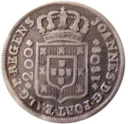 Anverso de 12 Vinténs - Juan Príncipe Regente