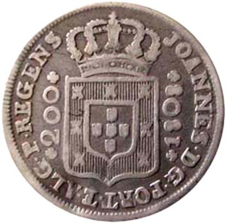Anverso de 12 Vinténs - Juan Príncipe Regente