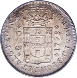 Anverso de 12 Vinténs - María I