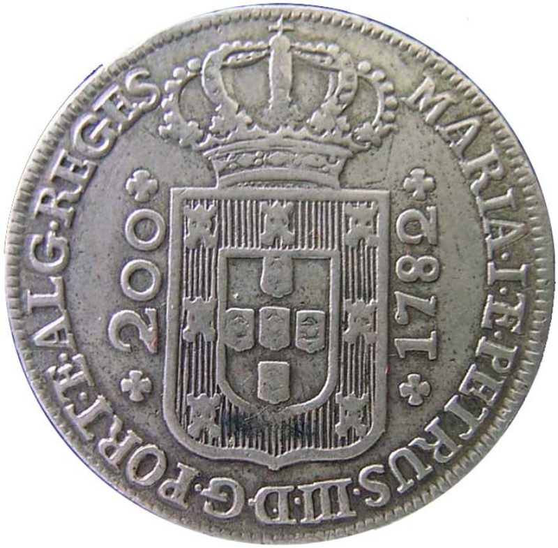 Anverso de 12 Vinténs - María I y Pedro III