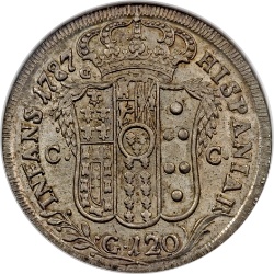 Reverso de 120 Grana - Ferdinando IV