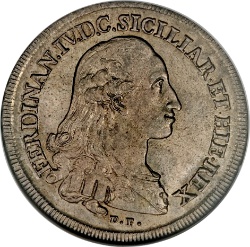 Anverso de 120 Grana - Ferdinando IV