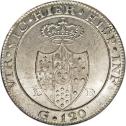Reverso de 120 Grana - Ferdinando IV