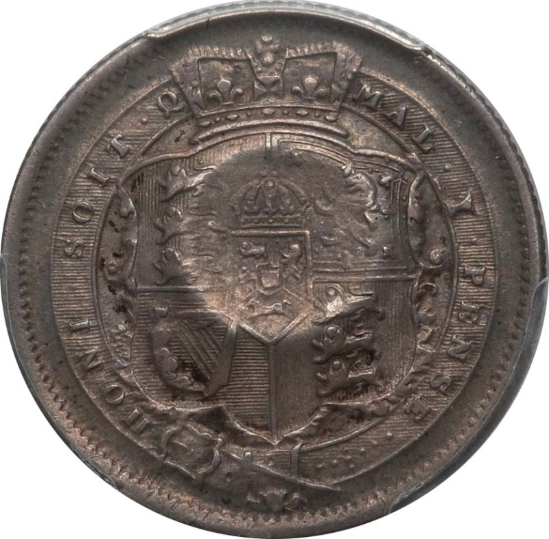 Moneda 120 Reales (Réais) - Luiz I (Contramarca "CORONADO G.P." 1 Chelín - Reino Unido) | 1887 - Reverso Reverso de 120 Reales (Réais) - Luiz I (Contramarca "CORONADO G.P." 1 Chelín - Reino Unido)