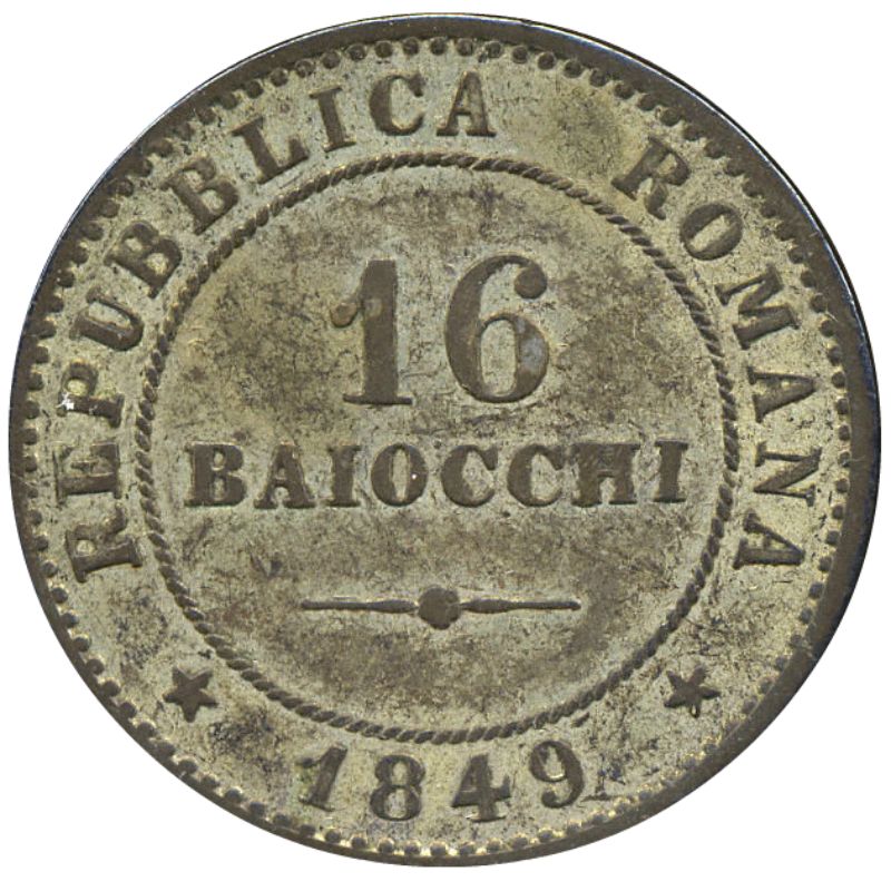 Reverso de 16 Baiocchi