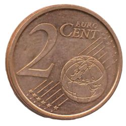 Reverso de 2 Céntimos de euro (1er tipo)
