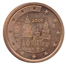 Anverso de 2 Céntimos de euro (1er tipo)