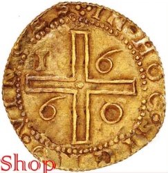 Reverso de 2 Cruzados - Alfonso VI