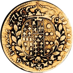 Reverso de 2 Ducati - Ferdinando IV