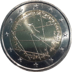 Anverso de 2 Euros (600 Aniversario del descubrimiento del archipiélago de Madeira)