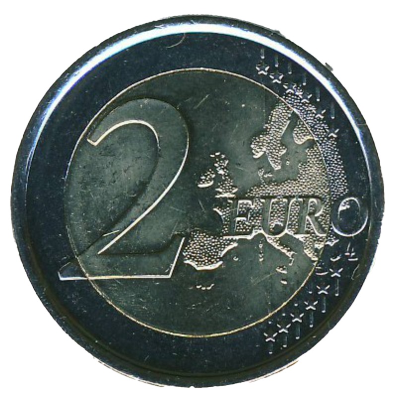 Reverso de 2 Euros (Catedral de Burgos)