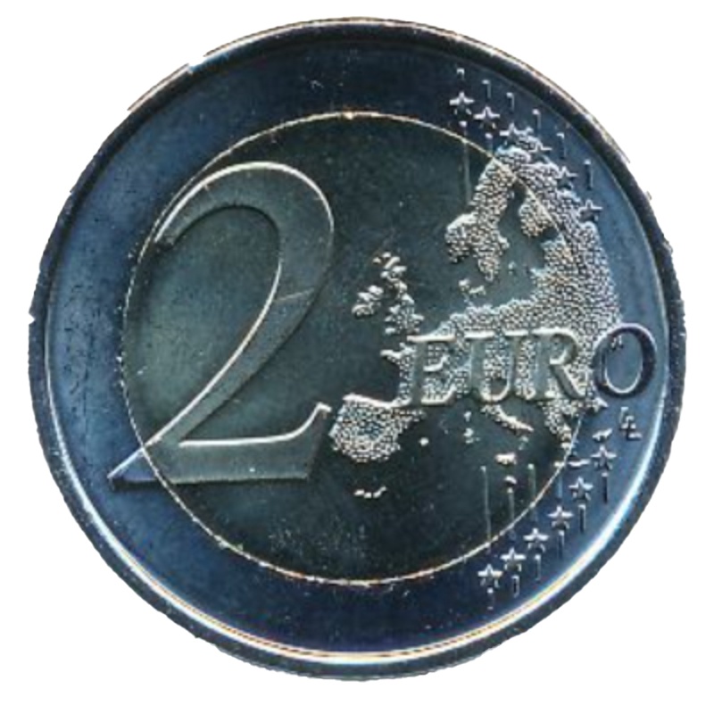 Reverso de 2 Euros (Ciudad Histórica de Toledo)