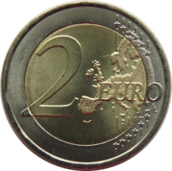 Reverso de 2 Euros (Cruz Roja Portuguesa)