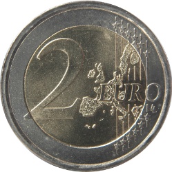 Reverso de 2 Euros (Primer mapa)