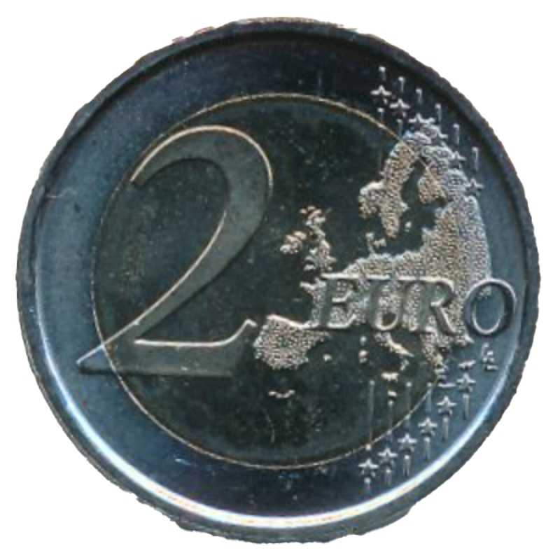 Reverso de 2 Euros (Tratado de Roma)