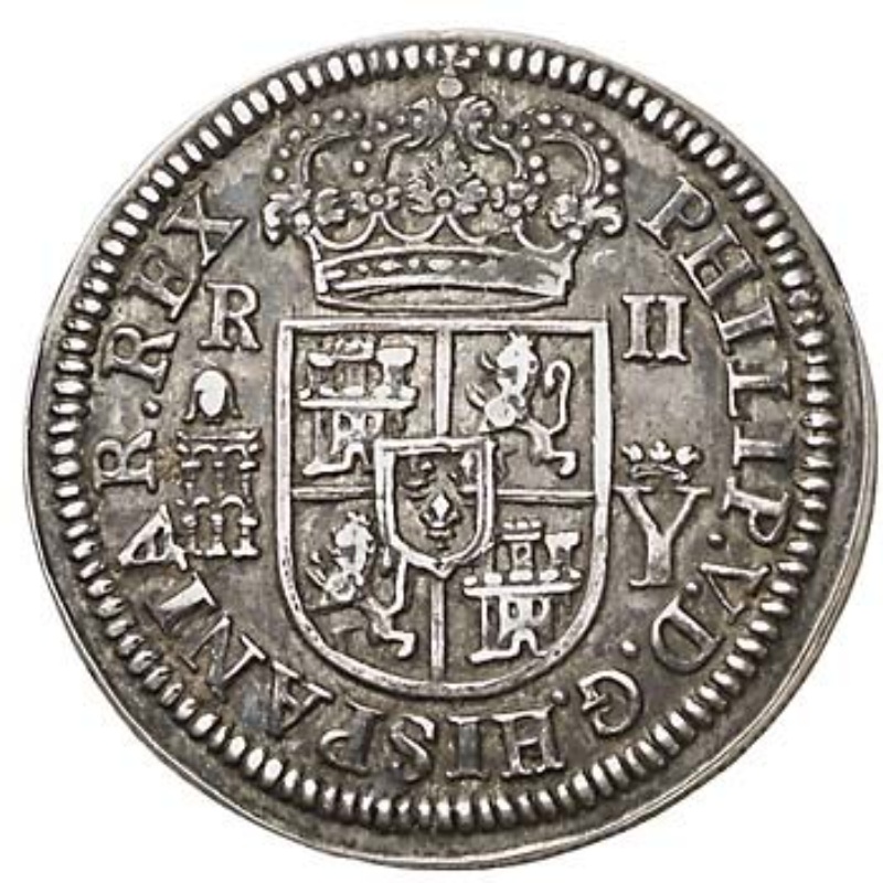 Anverso de 2 Reales - Felipe V (Segovia, monograma)