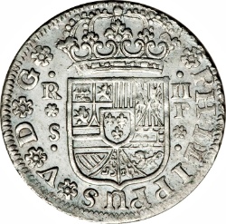 Anverso de 2 Reales - Felipe V (Sevilla, 2º tipo)