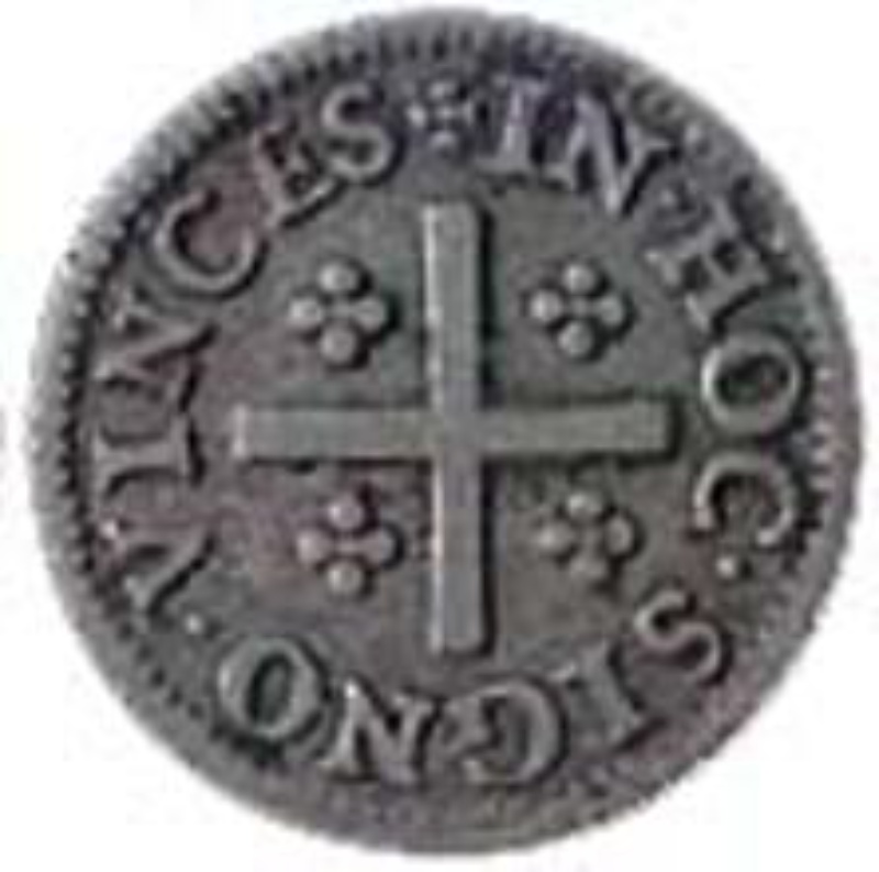 Moneda 2 Vinténs - Pedro II (Príncipe corona, ceca de Lisboa) | 1683 - 1686 - Reverso Reverso de 2 Vinténs - Pedro II (Príncipe corona, ceca de Lisboa)