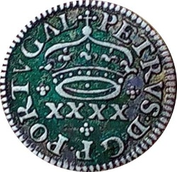 Anverso de 2 Vinténs (XXXX) - Reales (Réais) - Pedro Príncipe Regente