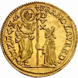 Anverso de 2 Zecchini - Francesco Loredan