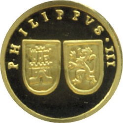 Reverso de 20 Euros (Ceca Madrid y Tipos Maravedí)