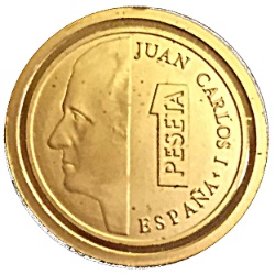 Reverso de 20 Euros (Peseta de Juan Carlos I)