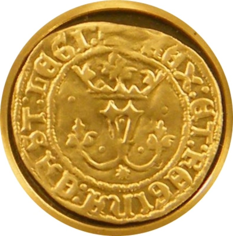 Moneda 20 Euros (½ (medio) Excelente de los Reyes Católicos) | 2014 - Reverso Reverso de 20 Euros (½ (medio) Excelente de los Reyes Católicos)