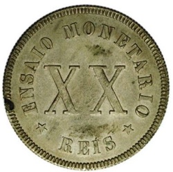 Anverso de 20 Reales (Réais) - Luiz I (Patrón)