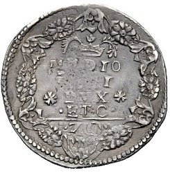 Reverso de 20 Soldi - Filippo IV