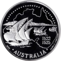 Reverso de 200 Escudos (Australia, Platino)
