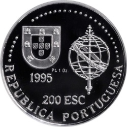 Anverso de 200 Escudos (Australia, Platino)