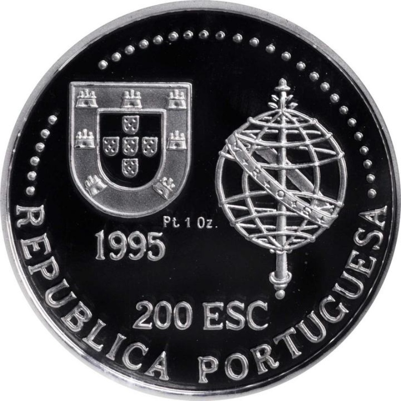 Anverso de 200 Escudos (Australia, Platino)