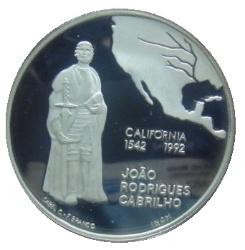 Reverso de 200 Escudos (California; Plata)