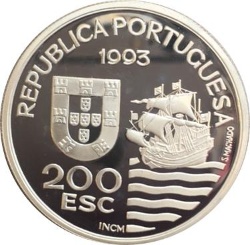 Anverso de 200 Escudos (Daimios de Omura; Plata)