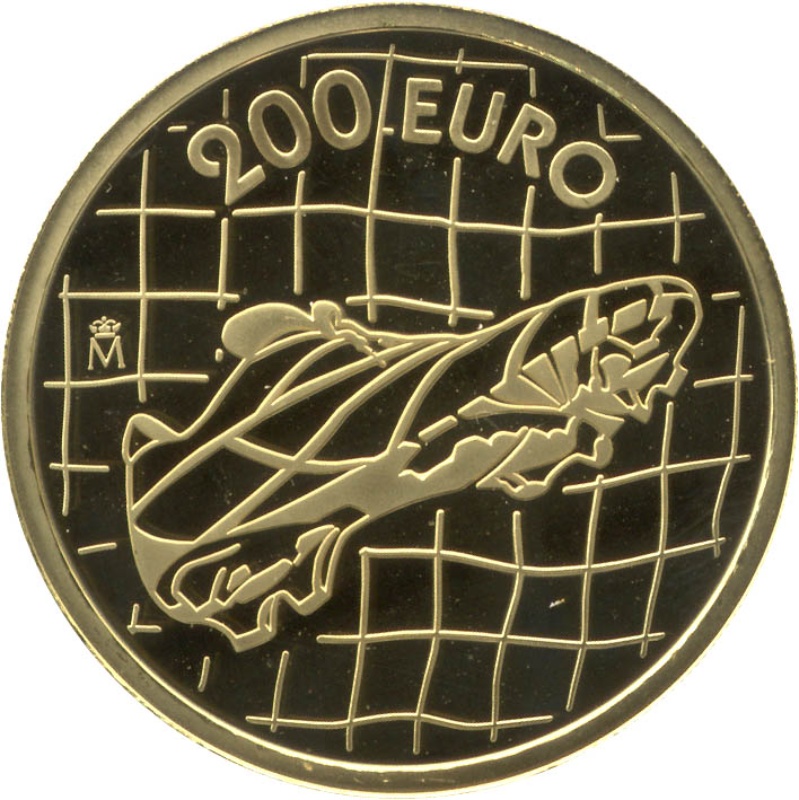 Reverso de 200 Euros (Copa del Mundo - letra «G»)