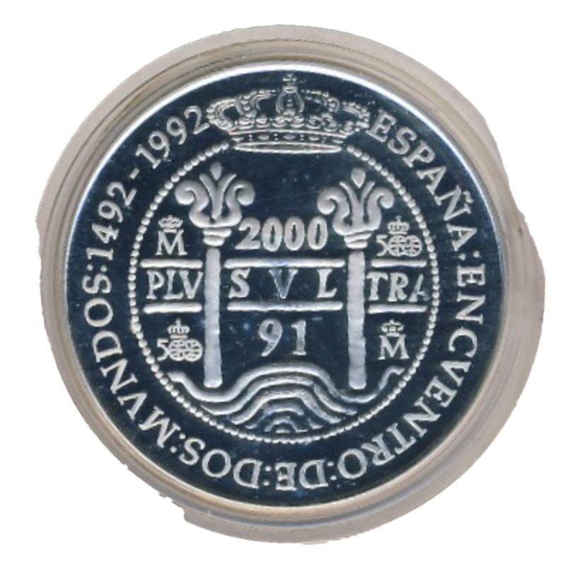 Anverso de 2000 Pesetas (Columnario)