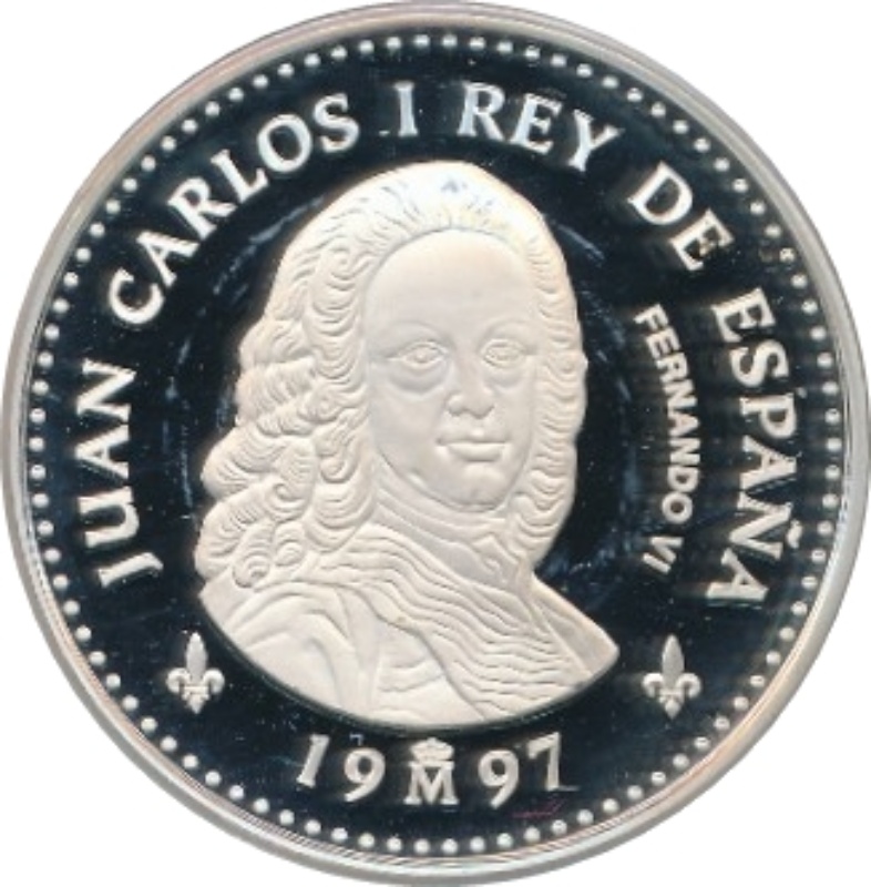 Anverso de 2000 Pesetas (Fernando VI)