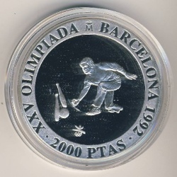 Anverso de 2000 Pesetas - Juan Carlos I (Bolos)