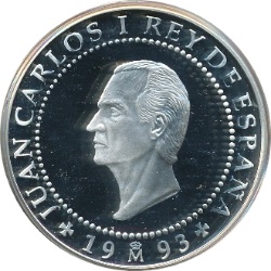 Anverso de 2000 Pesetas - Juan Carlos I (Cruz y vieira)
