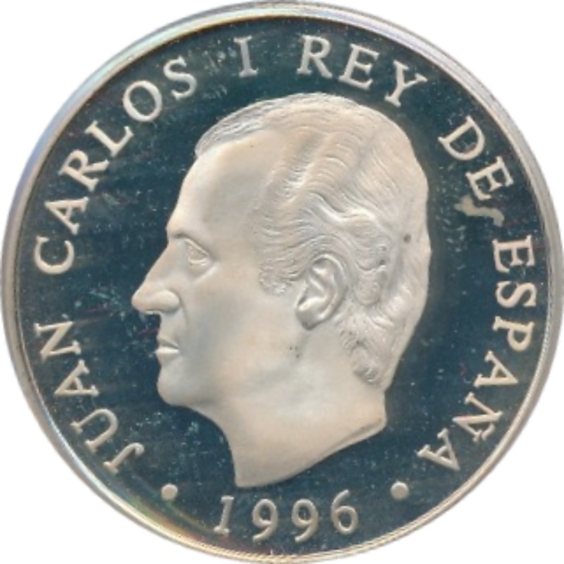 Anverso de 2000 Pesetas - Juan Carlos I (Lobos)