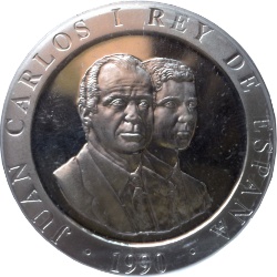 Anverso de 2000 Pesetas - Juan Carlos I (Logotipo Barcelona'92)