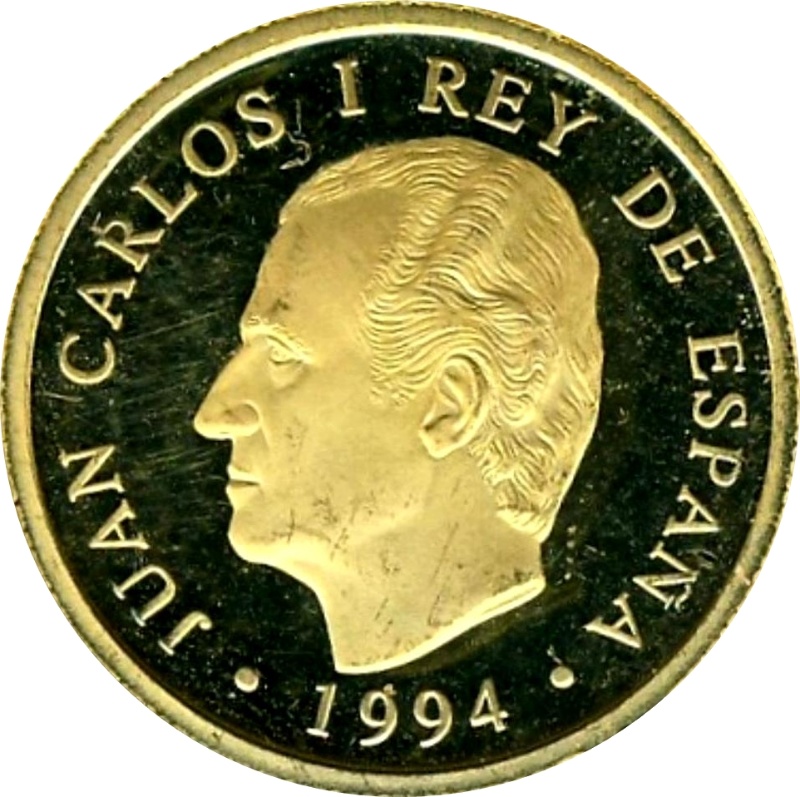Moneda 20.000 Pesetas - Juan Carlos I (Pinturas Rupestres Paleolíticas) | 1994 - Anverso Anverso de 20.000 Pesetas - Juan Carlos I (Pinturas Rupestres Paleolíticas)