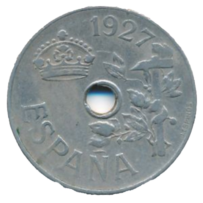 Reverso de 25 Céntimos