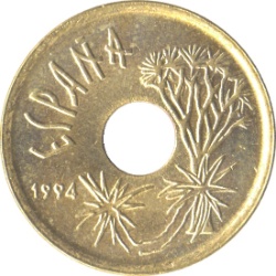 Anverso de 25 Pesetas (Islas Canarias)