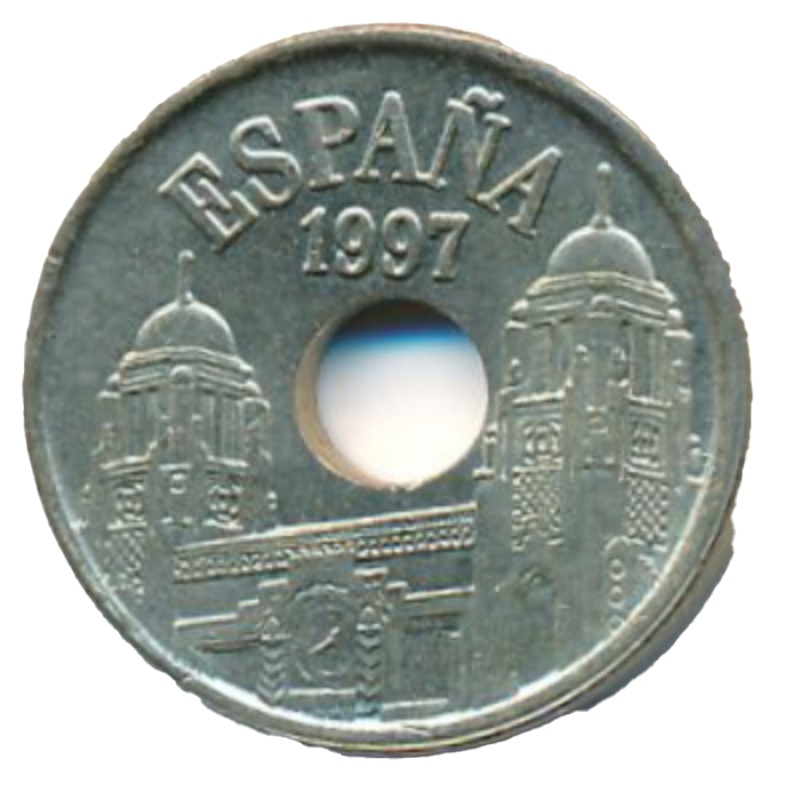 Reverso de 25 Pesetas (Melilla)