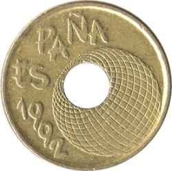 Anverso de 25 Pesetas (Torre del Oro)