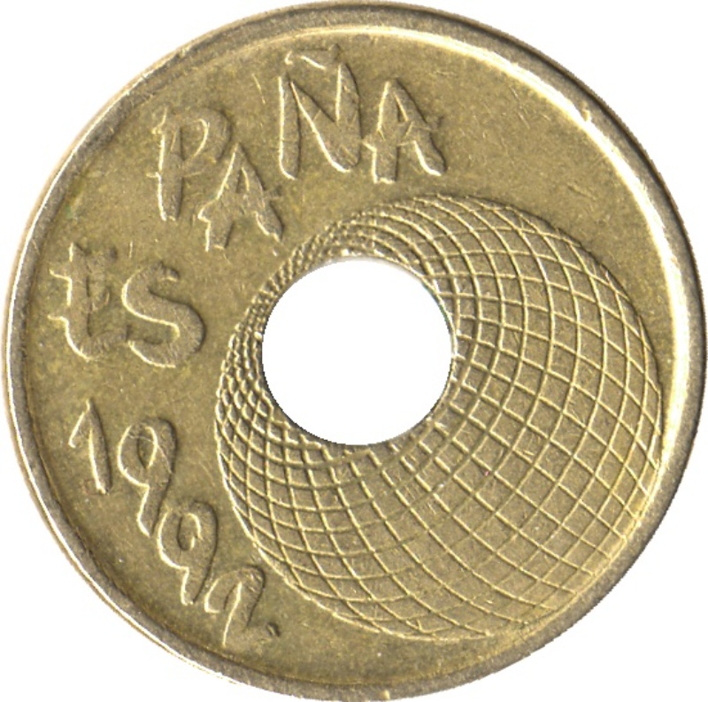 Anverso de 25 Pesetas (Torre del Oro)