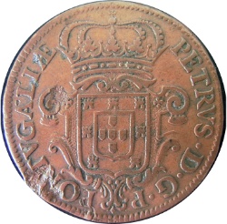 Anverso de 3 (III) Reales (Réais) - Pedro Príncipe Regente