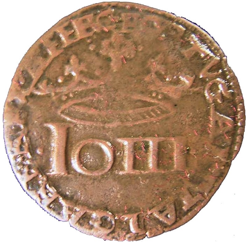 Moneda 3 Reales (Réais) - Joao III | 1550 - 1557 - Anverso Anverso de 3 Reales (Réais) - Joao III