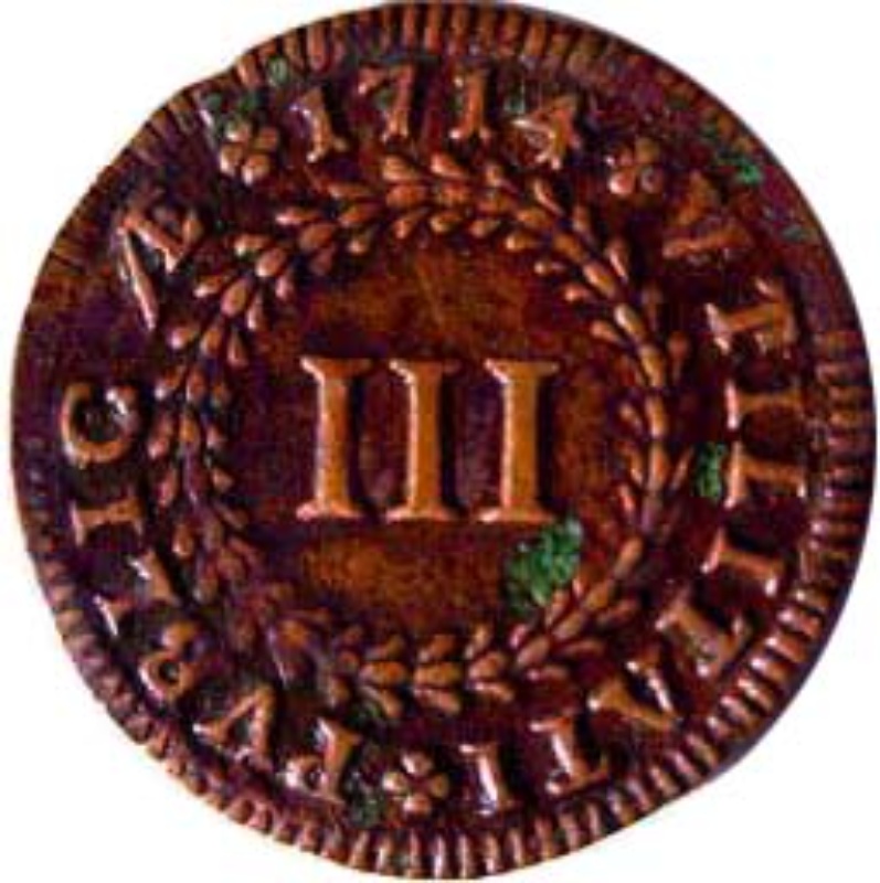 Reverso de 3 Reales (Réais) - João V
